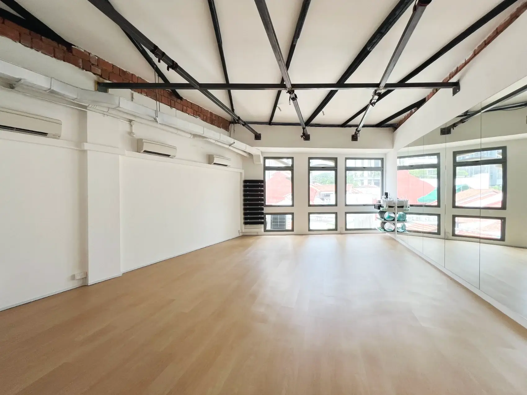 A smaller, intimate studio for private lessons
